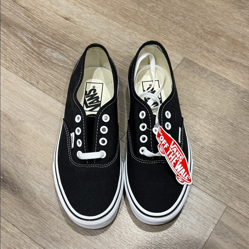 Vans Black and White Authentic Shoes